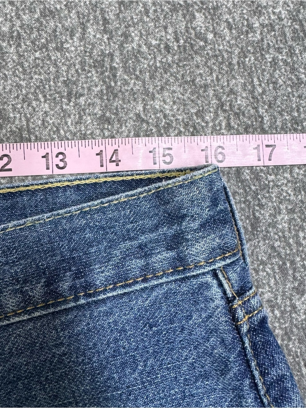 Levi's 505 Denim Shorts Mens 32 Blue Excellent Regular Fit Jorts 100% Cotton 20” - Picture 8 of 12